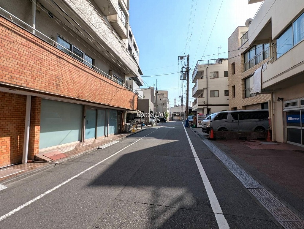 エクセル北池　北西側 前面道路